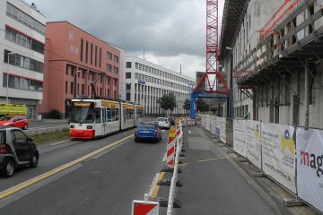 Bingerstraße Baustelle