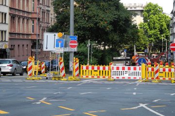 Parcusstraße Baustelle