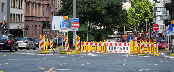 Parcusstraße Baustelle