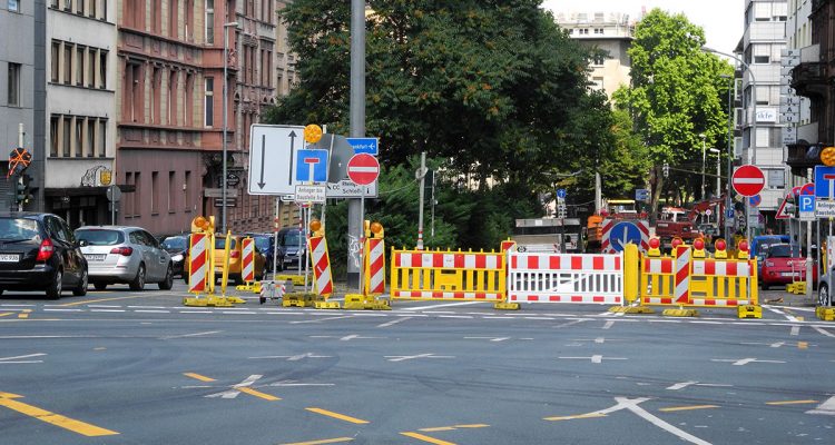 Parcusstraße Baustelle