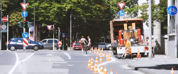 Bauhofstraße Fahrradstreifen