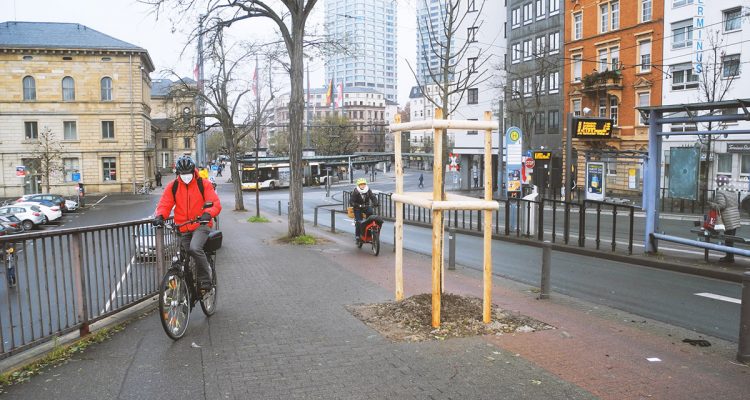 Rad-und Fußweg Alice-Rampe Mainz