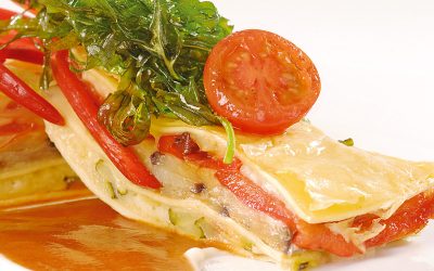 Lasagne mit mediterranem Gemüse