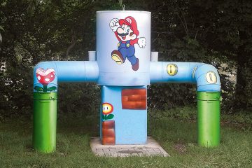 Super Mario in Mainz