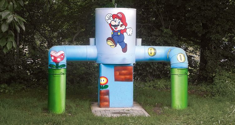 Super Mario in Mainz