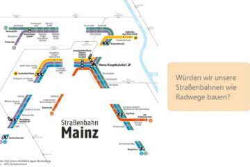 Mapathon Mainz Radwege wie Straßenbahnen