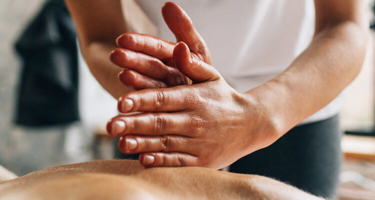 Öl-Aromatherapie-Massage