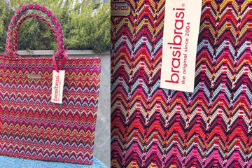 Tasche im Missoni-Muster