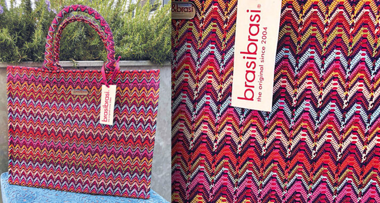 Tasche im Missoni-Muster