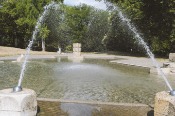 Wasserspielplatz im Hartenbergpark
