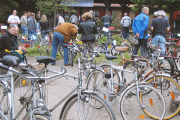 Mainzer Fahrradbörse des ADFC in der Alten Ziegelei