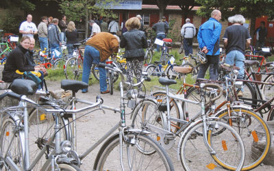 Mainzer Fahrradbörse des ADFC in der Alten Ziegelei